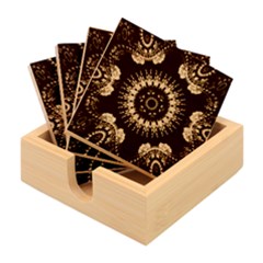 Digitalart Kaleidoscope Bamboo Coaster Set