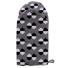 Geometric Pattern Line Form Texture Structure Microwave Oven Glove