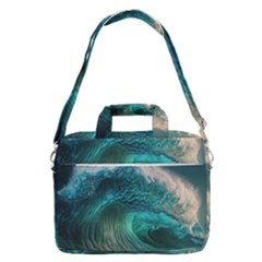 Tsunami Waves Ocean Sea Water Rough Seas 2 Macbook Pro 16  Shoulder Laptop Bag
