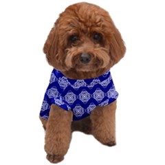 Abstract Knot Geometric Tile Pattern Dog T-shirt