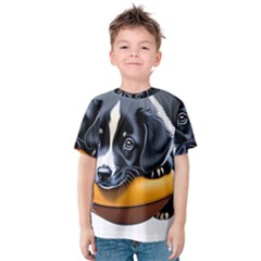 Dog Animal Cute Pet Puppy Pooch Kids  Cotton Tee