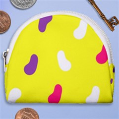 Pattern-yellow - 1 Horseshoe Style Canvas Pouch