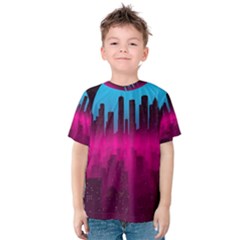 Futuristic Cityscape Kids  Cotton Tee