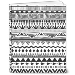 Boho-style-pattern 8  X 10  Hardcover Notebook