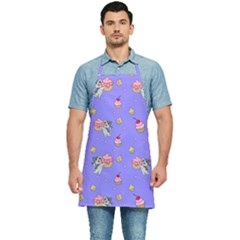 Art Pattern Design Seamless Scrapbooking Kitchen Apron