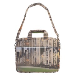 Building City Urban Path Road Skyline Macbook Pro 16  Shoulder Laptop Bag