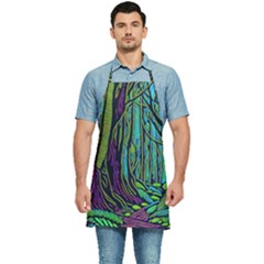 Spectral Forest Nature Kitchen Apron