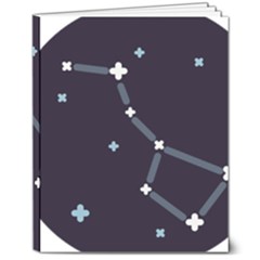 Celebrities-categories-universe-sky 8  X 10  Hardcover Notebook