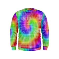 Watercolor-batik Kids  Sweatshirt