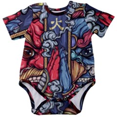 Japan Art Aesthetic Baby Short Sleeve Bodysuit