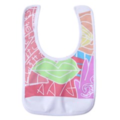 Abstract T- Shirt Aksara T- Shirt Baby Bib