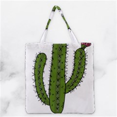 Cactus Desert Plants Rose Grocery Tote Bag