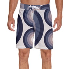 Circle Tile Design Pattern Men s Beach Shorts