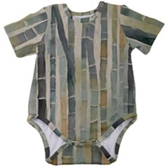 Bamboo Plants Baby Short Sleeve Bodysuit