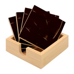 Leaves Nature Bamboo Coaster Set