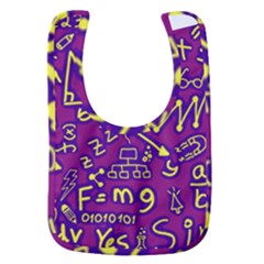 Background Doodles Math Baby Bib