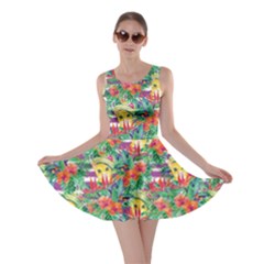 Cat Hidden Woods Colorful Space With Cats Saturn And Stars Skater Dress