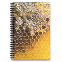 Honeycomb With Bees 5 5  X 8 5  Notebook