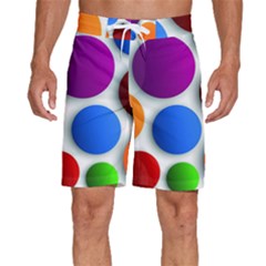 Abstract Dots Colorful Men s Beach Shorts