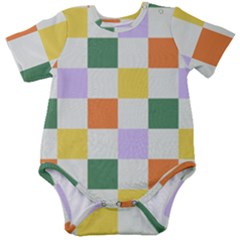 Board Pictures Chess Background Baby Short Sleeve Bodysuit