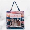 Personalized Trip Photo Illustration Name Tote Bag Grocery Tote Bag View2