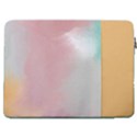 Personalized Watercolor Initial Name Laptop Sleeve Case with Pocket 17  Vertical Laptop Sleeve Case With Pocket View2