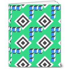 Beauitiful Geometry 8  X 10  Hardcover Notebook