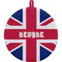 Personalized England Flag Name Round Trivet Round Trivet View2