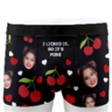 Personalized Photo Many Face Head I Licked It Cherry Boxer Men s Boxer Briefs View1