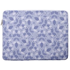 Pastel Botanic Harmony Collage 17  Vertical Laptop Sleeve Case With Pocket