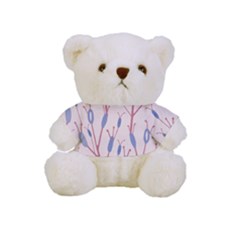 Abstract Pattern Floral Branches Full Print Cuddly Teddy Bear