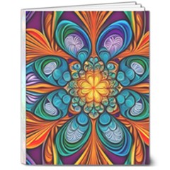 Pattern 2a Pattern 2 8  X 10  Hardcover Notebook
