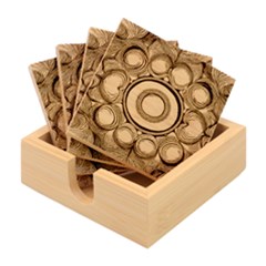 Pattern 3 Bamboo Coaster Set