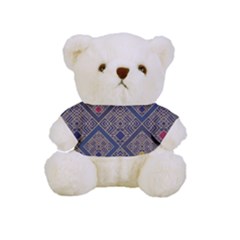 Pattern Seamless Antique Luxury Full Print Cuddly Teddy Bear