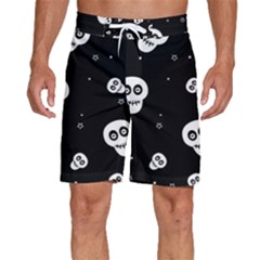 Skull Pattern Men s Beach Shorts