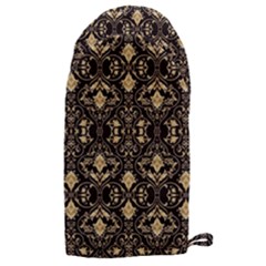 Vintage Batik Art Architecture Pattern Microwave Oven Glove