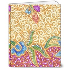 Batik Indonesian Culture Indonesia Authentic 8  X 10  Hardcover Notebook