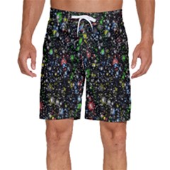 Illustration Universe Star Planet Men s Beach Shorts
