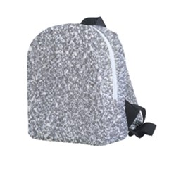 Silver Glitter Texture, Light Creative Background Kids  Age 2-4 Lightweight Preschool Backpack