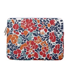Colorfuleclecticfloralpattern 13  Vertical Laptop Sleeve Case With Pocket