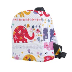 African Elephant Cute Cartoon Seamless Shading Cartoon Character Kids  Age 2-4 Lightweight Preschool Backpack