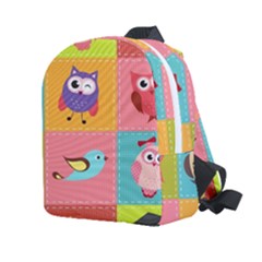 Owls Pattern, Abstract, Art, Desenho Kids  Age 2-4 Lightweight Preschool Backpack