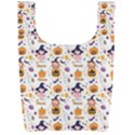 Personalized Halloween Name Any Text Foldable Shopping Bag Foldable Shopping Bag View1