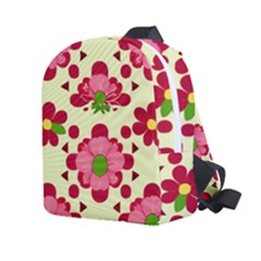 Retro 1960s Flowers Pattern 4 Kids  Age 2-4 Lightweight Preschool Backpack