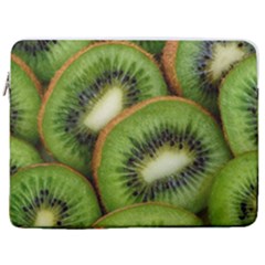 Kiwi Texture, Background With Kiwi, Fruits, Kiwi 17  Vertical Laptop Sleeve Case With Pocket