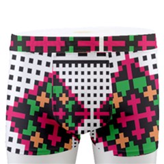 Ukrainian Folk Seamless Pattern Ethnic Ornament Border Element Traditional Men s Boxer Briefs