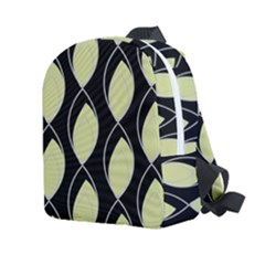 Brown Minimalist Leaves Kids  Age 2-4 Lightweight Preschool Backpack