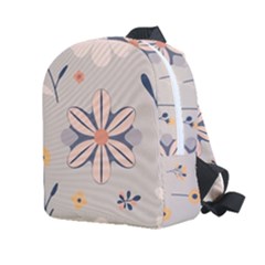  Minimalist Pattern With Simple Lines,flower And Shapes, Creating A Clean And Modern Kids  Age 2-4 Lightweight Preschool Backpack
