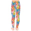 Personalized Graffiti Graphic Name Any Text Kids  Leggings View2