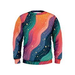 Art Abstract Pattern Kids  Sweatshirt